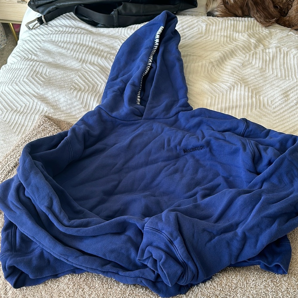 Madhappy Crop Royal Blue Sweatshirt